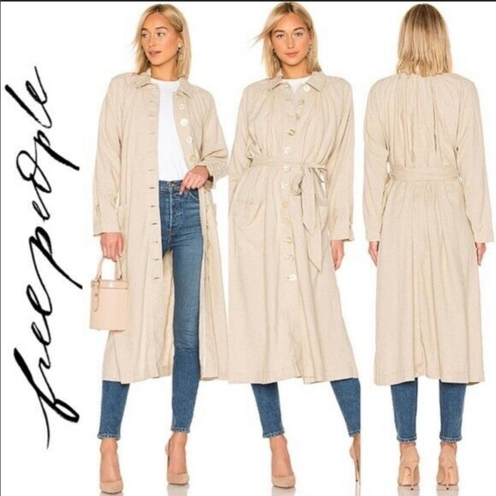 Free People Meet Me In Montauk Duster Jacket